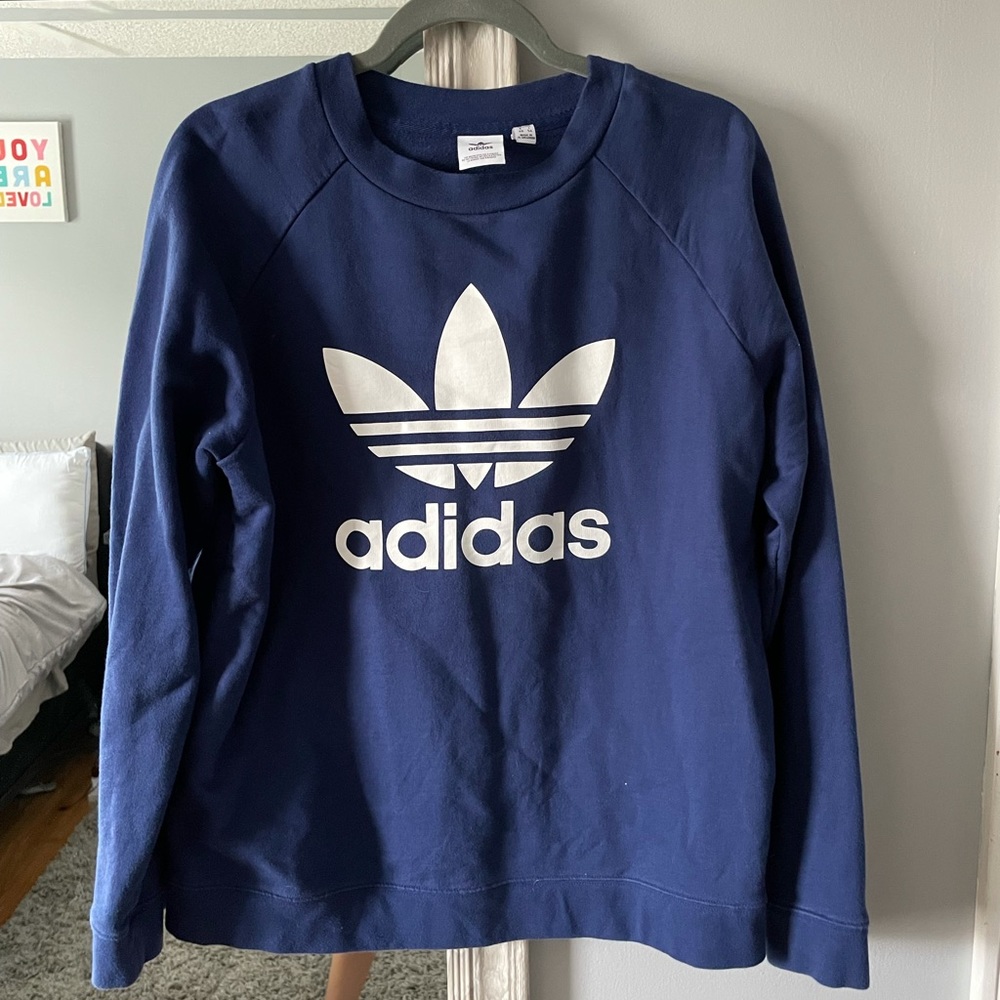 men’s adidas crew neck